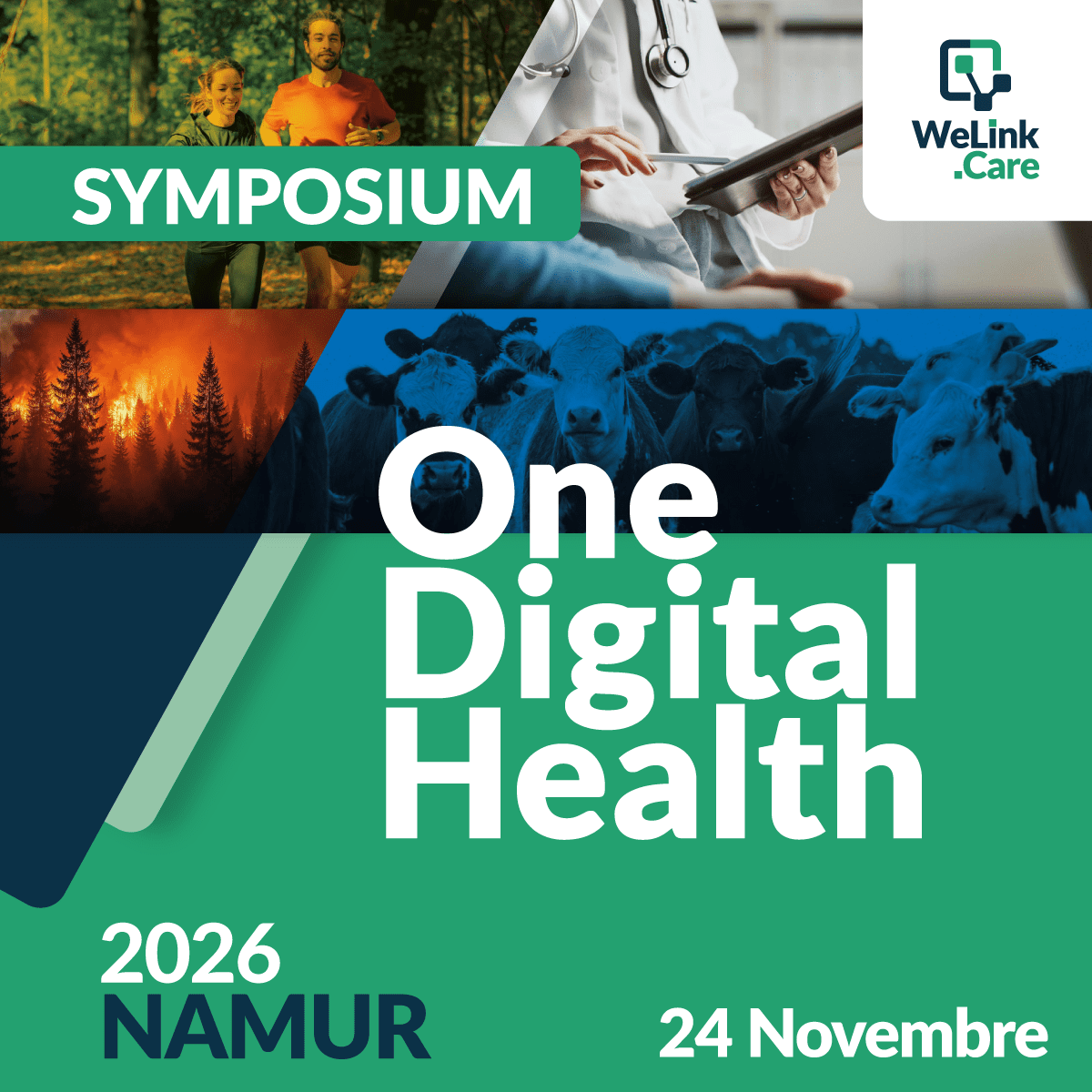 Visuel du Symposium One Digital Health, Namur, 24 novembre 2026