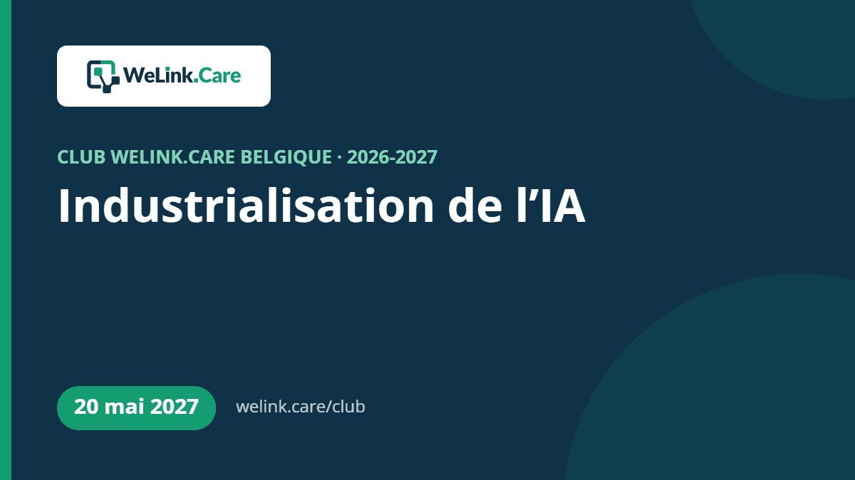 Club WeLink.Care Belgique, Industrialisation de l’IA